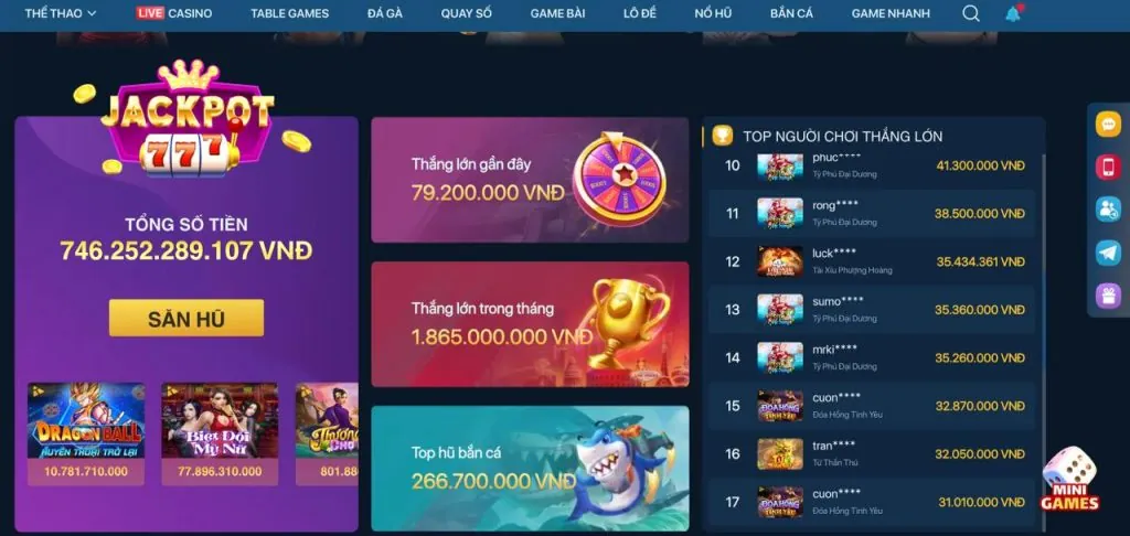 Các trò chơi mới ra mắt tại 32win11